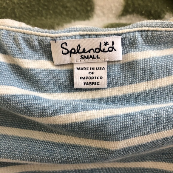 Light blue striped Splendid maxi dress - Picture 3 of 3